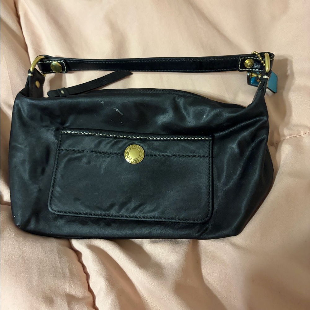 Y2K style mini Coach sport bag with Front Pocket
